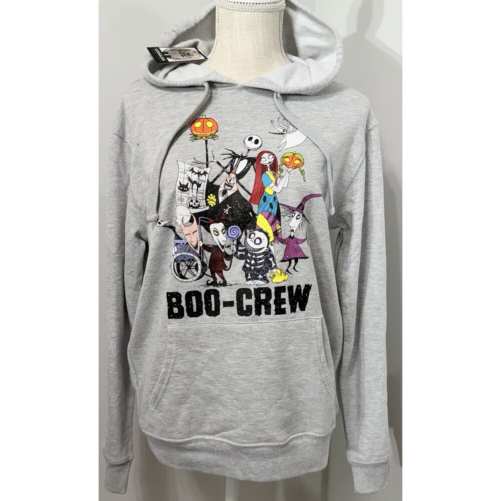 Freeze New York Tim Burton The Nightmare Before Christmas Boo Crew Hoodie MEDIUM